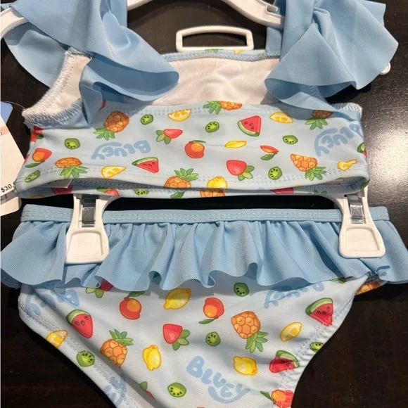 Bluey Kids Swim Set - Blue Size 2T - Picture 6 of 9